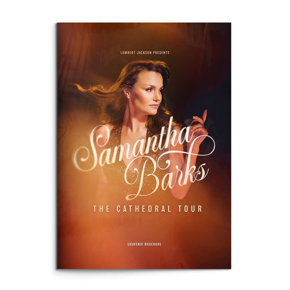 Samantha Barks Cathedral Tour Souvenir Brochure