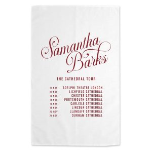 Samantha Barks Cathedral Tour Tea Towel