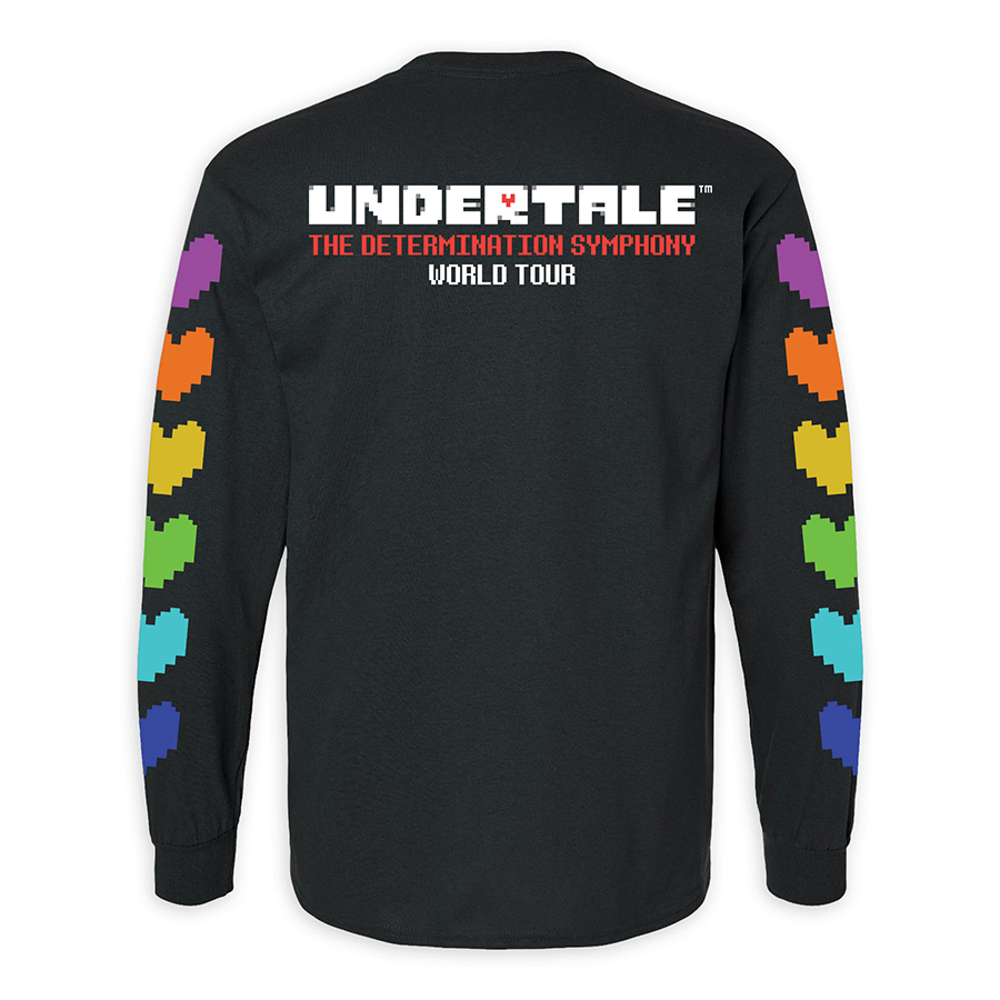 Undertale - The Determination Symphony Long Sleeve - Black - Image 2